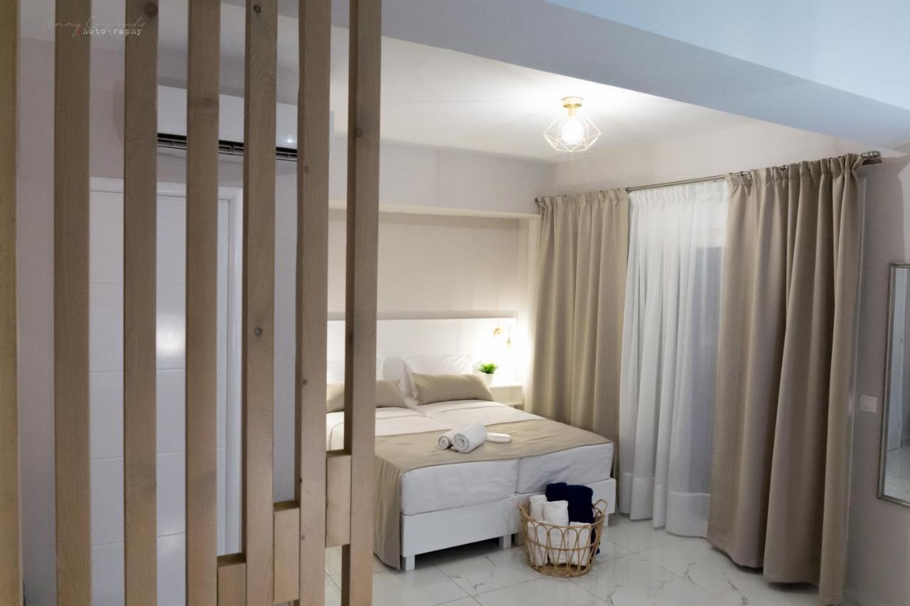 Sunset Brand New Luxury Apt With Pool & Sea View Карпатос Экстерьер фото